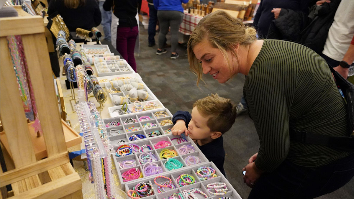 Winter Lighting Celebration and Winter Market in Deerfield